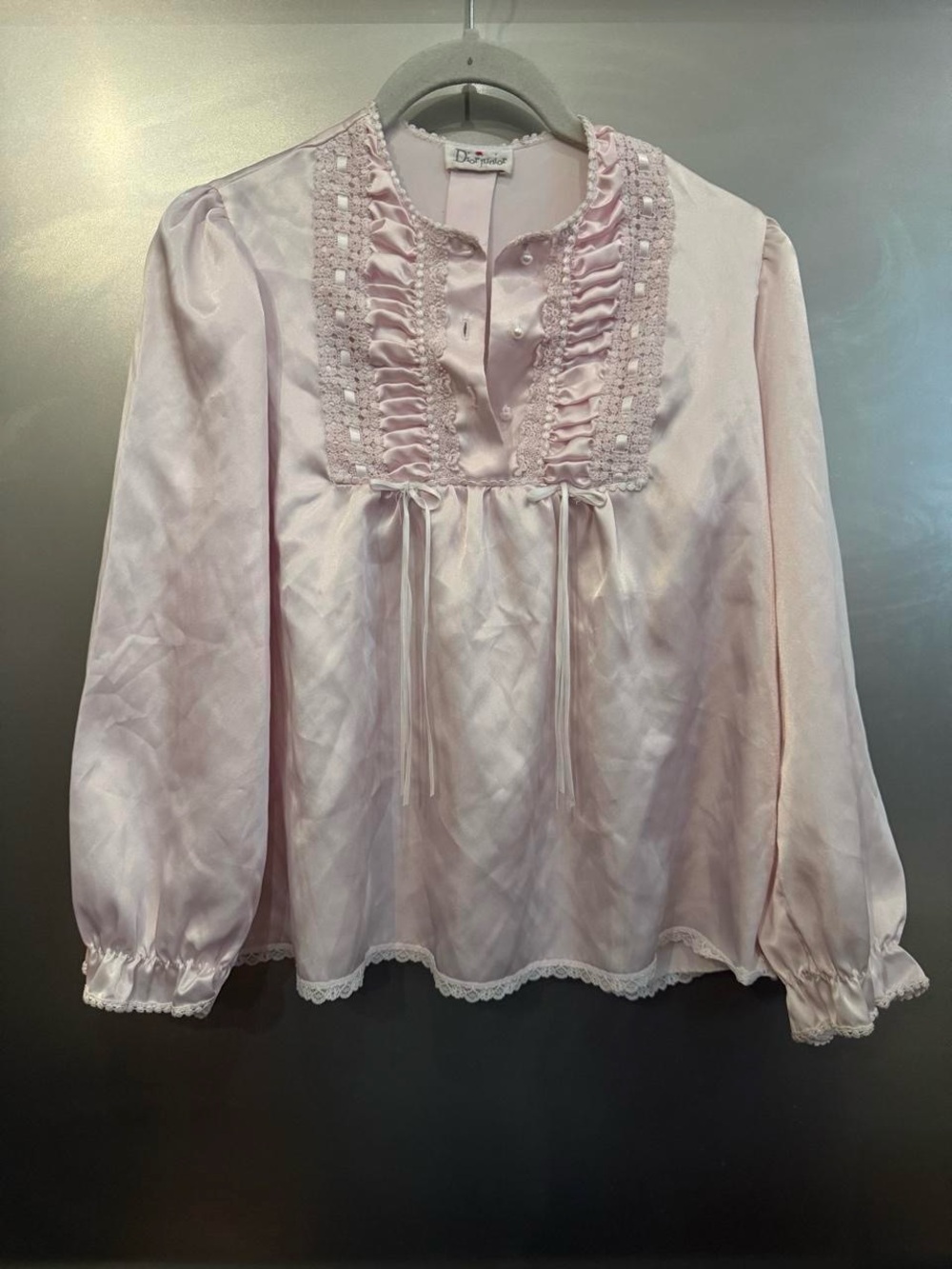 Vintage Dior Junior Satin Top